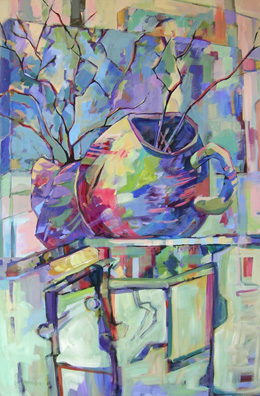 abstract still life painting by Caradon