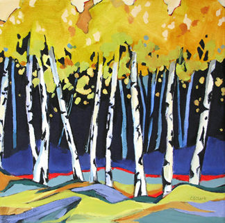 tree painting by Carolee Clark